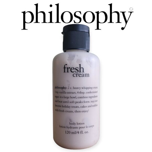 Philosophy Fresh Cream Lotion 4oz New - Picture 1 of 5